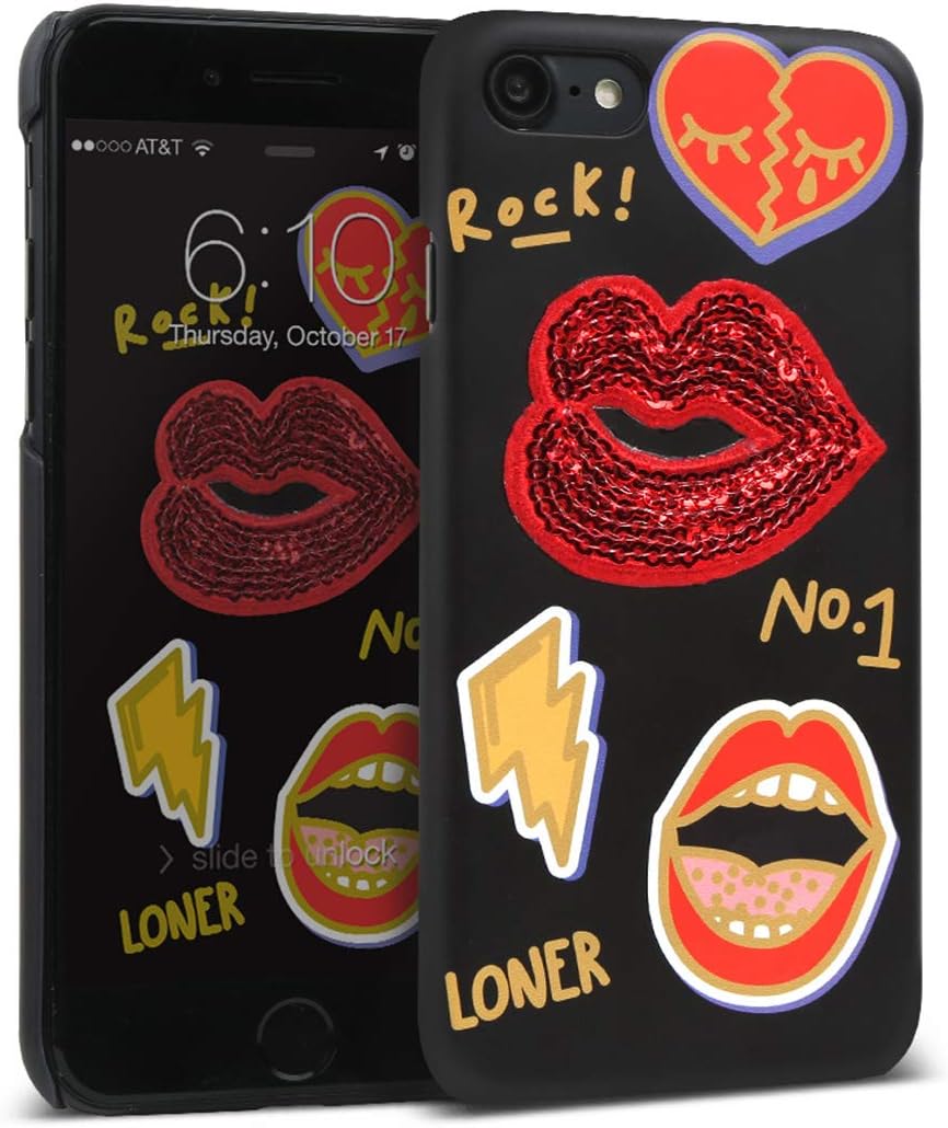 DESIGN SKIN DSK13405i8 iPhone SE / 8/7 Case Cover, GRAFT Wappen Funky/Lip, Graft Patch, iPhone Cover, Authorized Dealer
