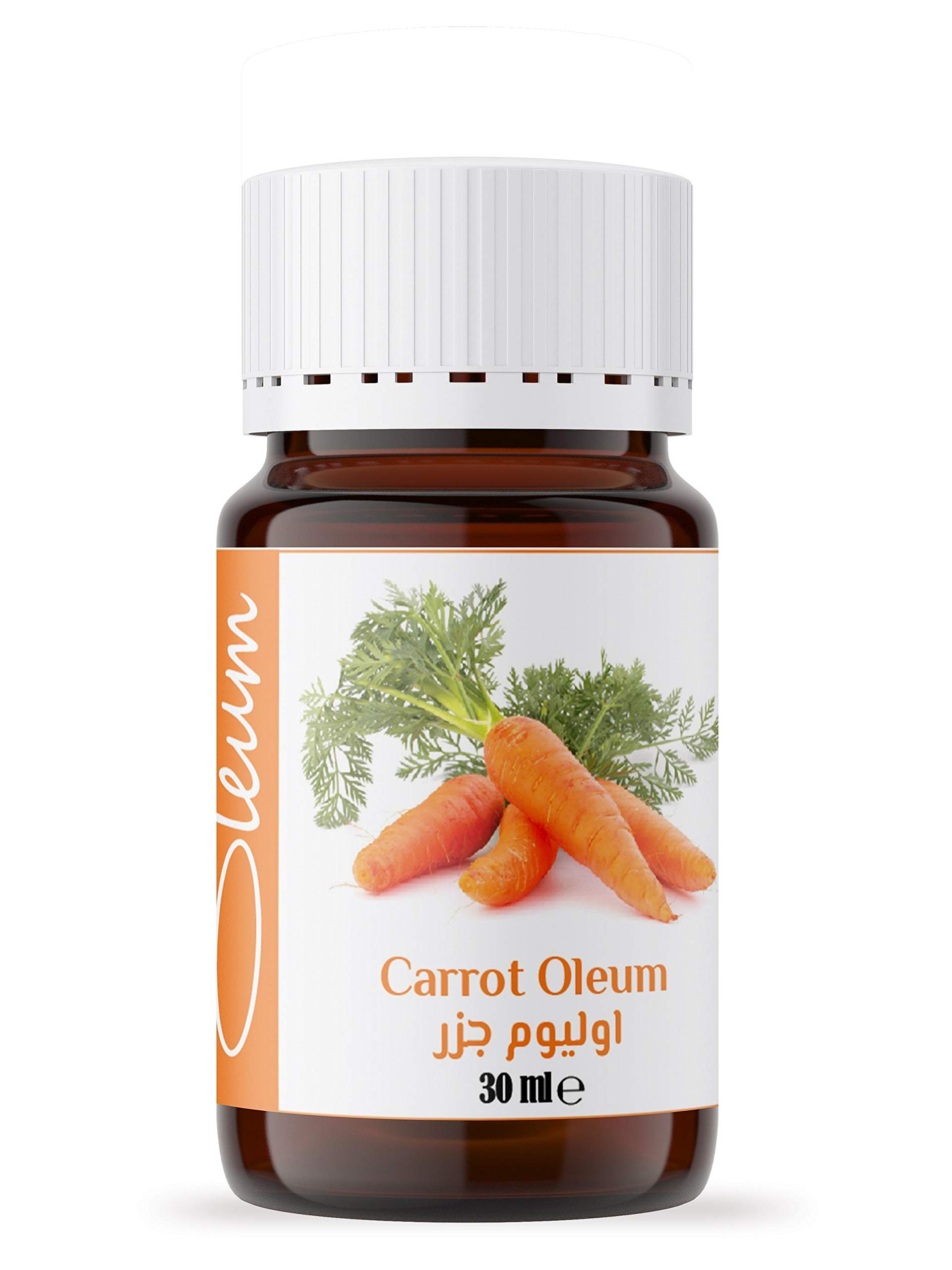 Oleum Carrot Carrier Oil - 30 ml - 100% Pure and Unrefined - Antioxidant Oil for Radiant Skin, Abundant in Beta-Carotene and Vitamin E