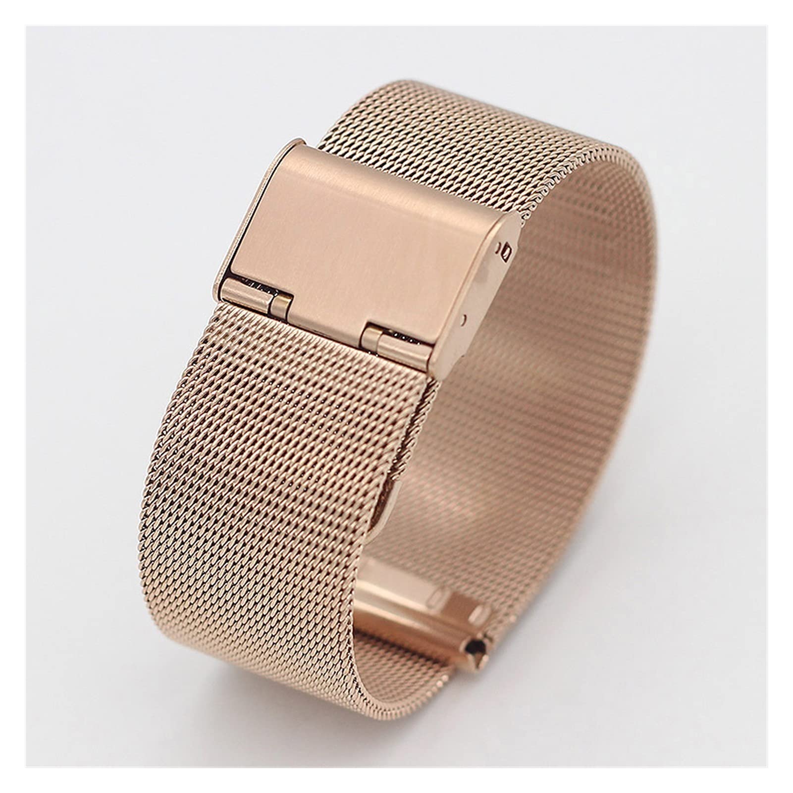 Uhrenarmband Schnellverschluss 22 mm 20 mm Metall-Edelstahlarmband Mesh-Armband Metallzubehör