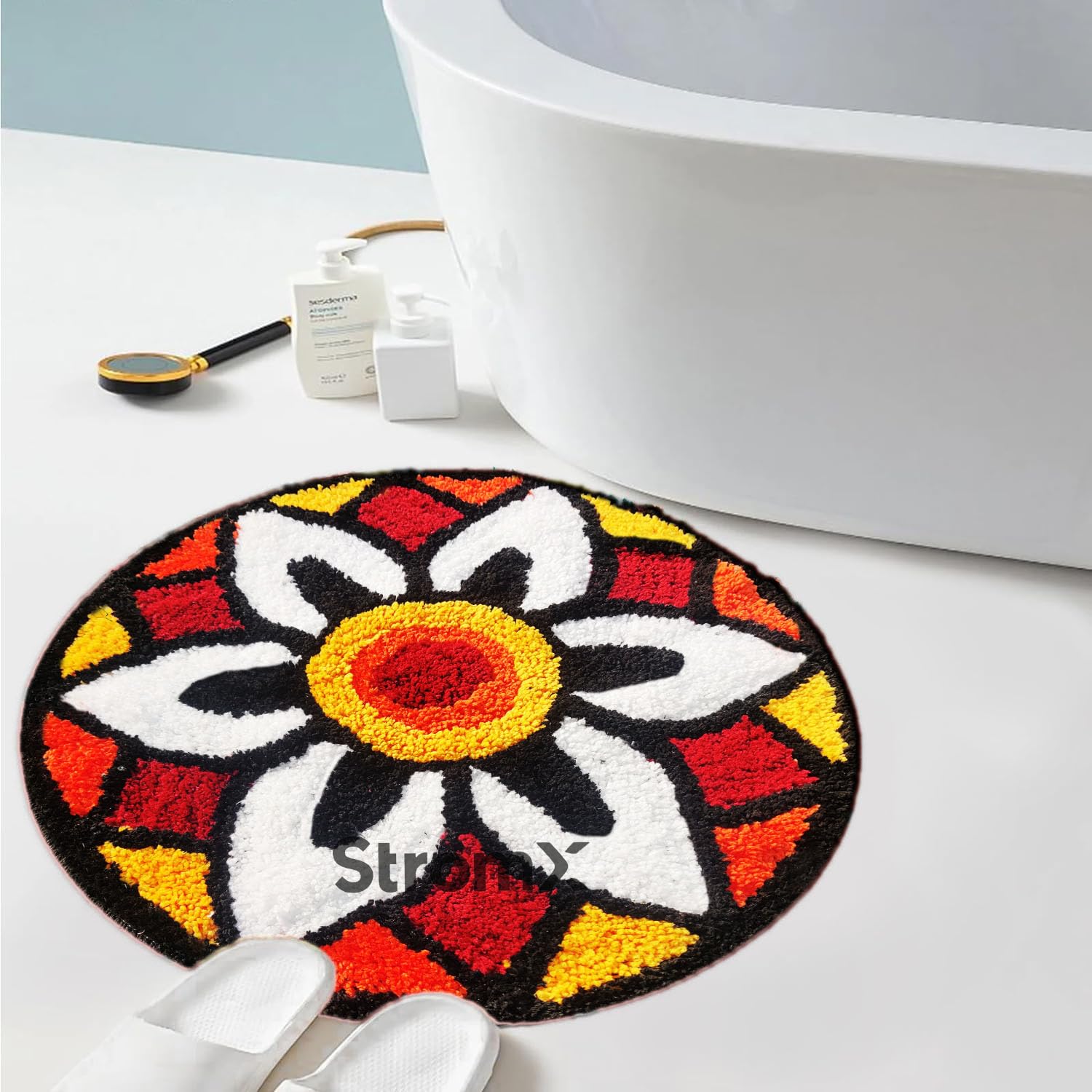 See full amazon price history chart for StromX Super Soft Microfiber Traditional Modern Rangoli Door Mat for Home, Temple, Living Room, Kitchen, Door Entrance (24x24 Inch, Floral),Multicolor StromX Super Soft Microfiber Traditional Modern Rangoli Door Mat for Home, Temple, Living Room, Kitchen, Door Entrance (24x24 Inch, Floral),Multicolor (B0CJCQZ18N) Amazon Price History, Amazon Price Tracker