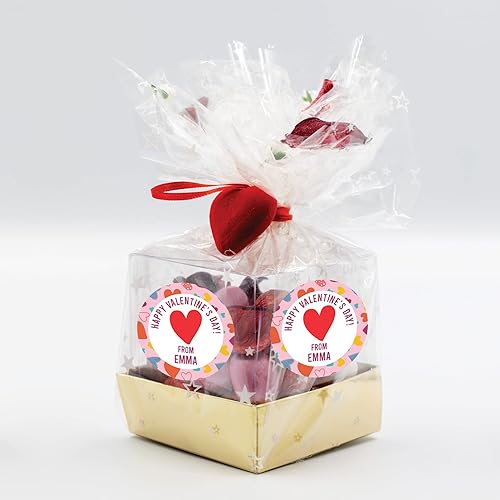 Miniatura 6 de VP2304 - Calcomanías personalizadas para el día de San Valentín etiquetas de San Valentín recuerdos redondos de fiesta de San Valentín adhesivo de