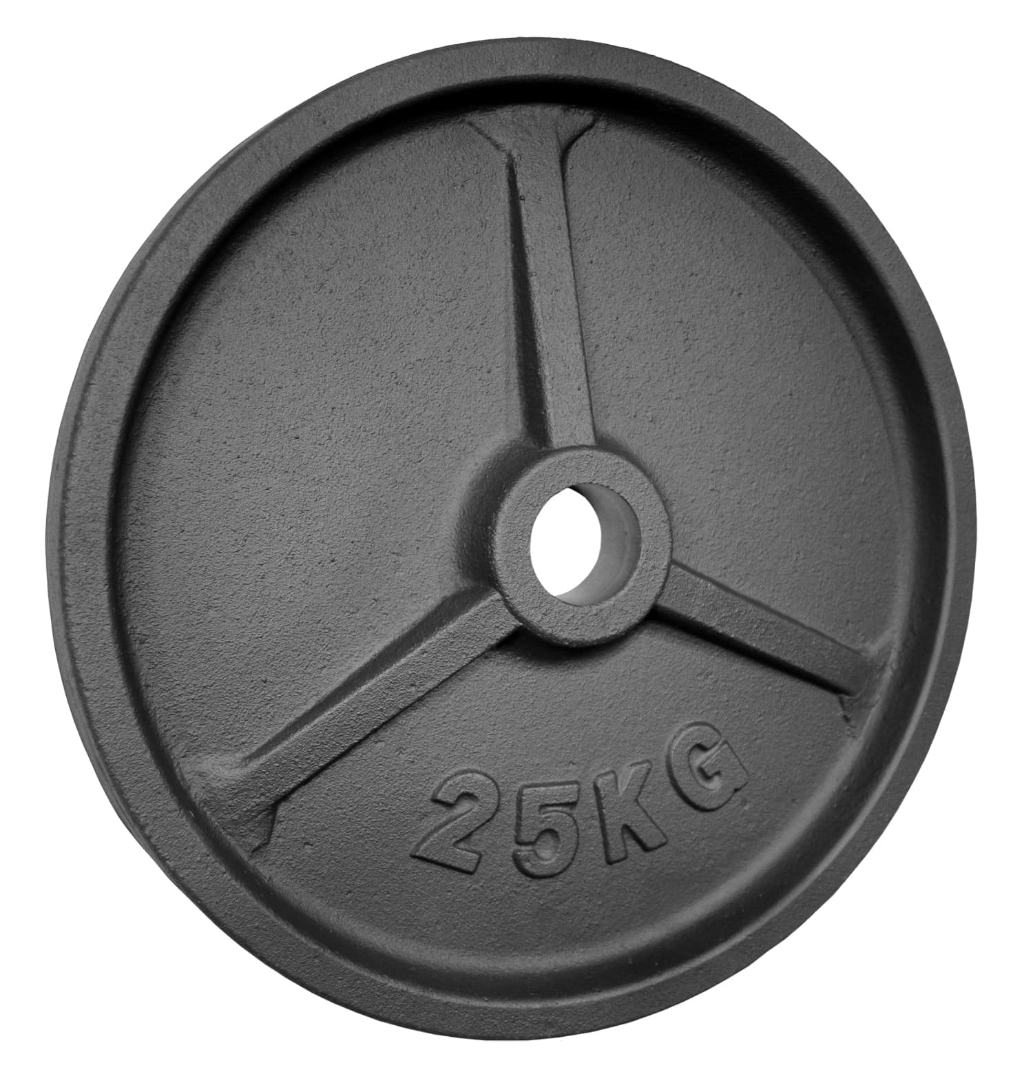 Hantelscheiben | Gewichtsscheiben | Gusseisen | 50mm | mit Griffnarbe | Größenauswahl: 0,5kg | 1,25kg | 2,5kg | 5kg | 10kg | 15kg | 20kg | 25kg | 40kg | Studioqualität