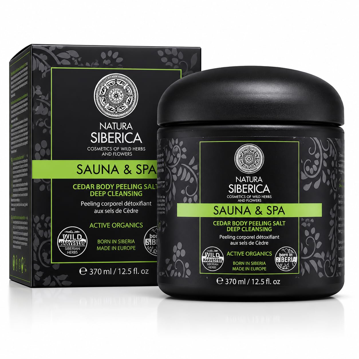 Natura Siberica Detox Body Salt Scrub with Cedar Extract 370 ml