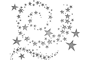 Tim Holtz Christmas Thinlits Dies Swirling Stars - 9-Pack