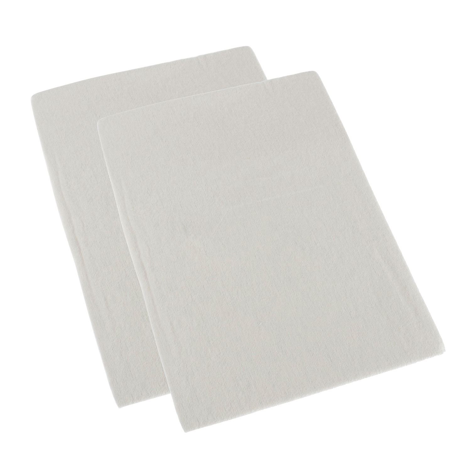 Homescapes Unisex Cream Brushed Cotton Fitted Cot Sheet Pair 100% Cotton In