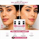 Vinsompro Pre Makeup | flawless makeup base | glass skin | makeup enhancer | hydrating prep cream | poreless primer | Barrier against side effect of cosmetics | 50 gm gallery image