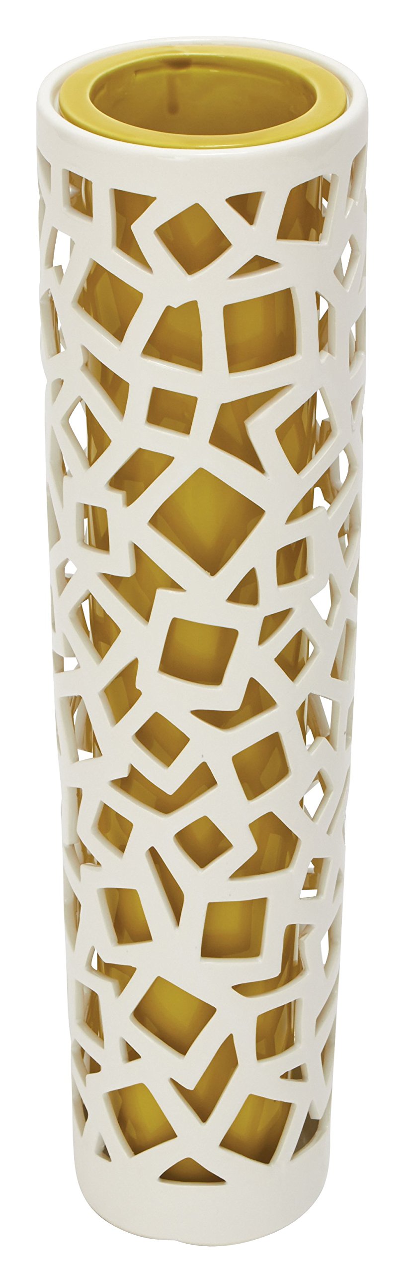 Amazon.com: Deco 79 57543 Ceramic Pierced Vase, 6