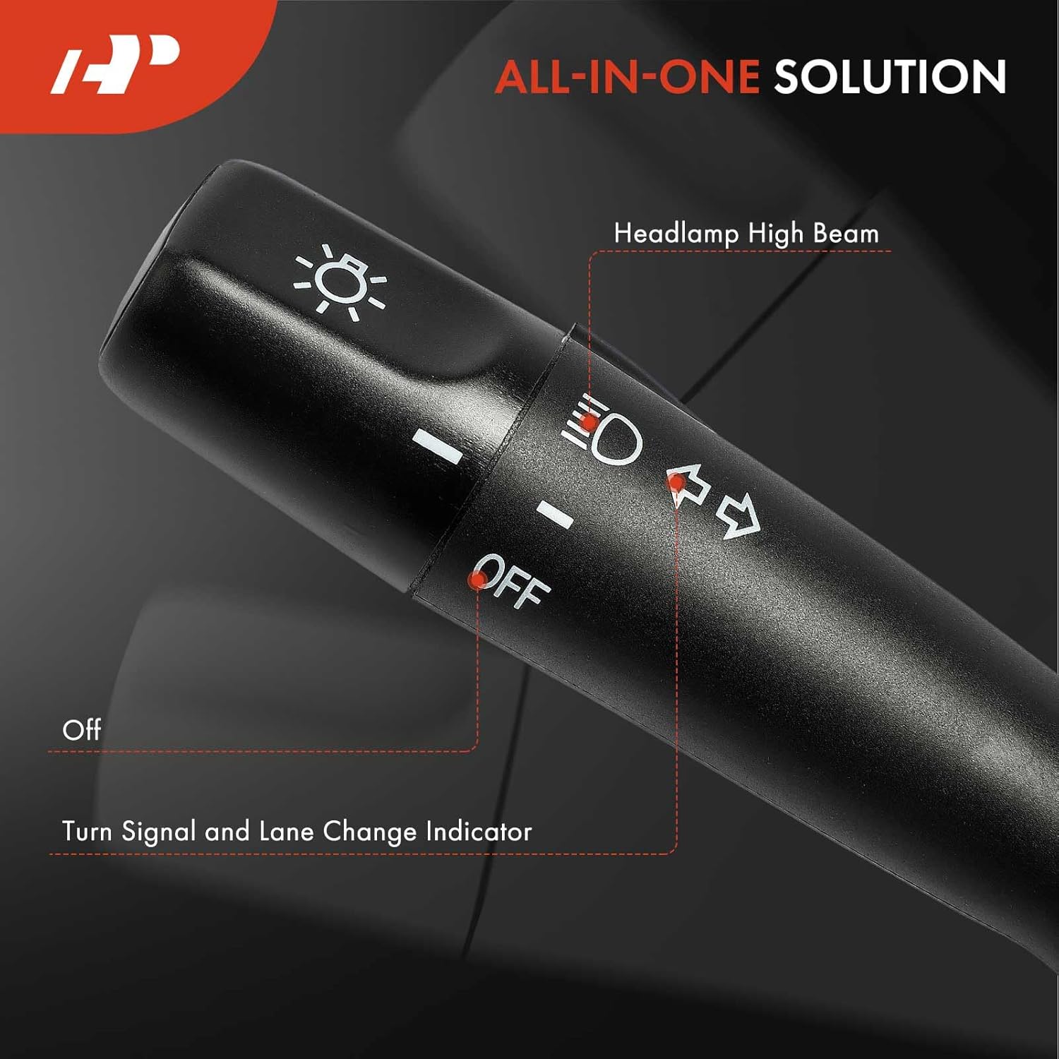 A-Premium Turn Signal Switch, Headlight Dimmer Multifunction Switch Compatible with Scion tC 2008-2010, Toyota Celica 2000-2005, Highlander 2001-2007, No Fog Light