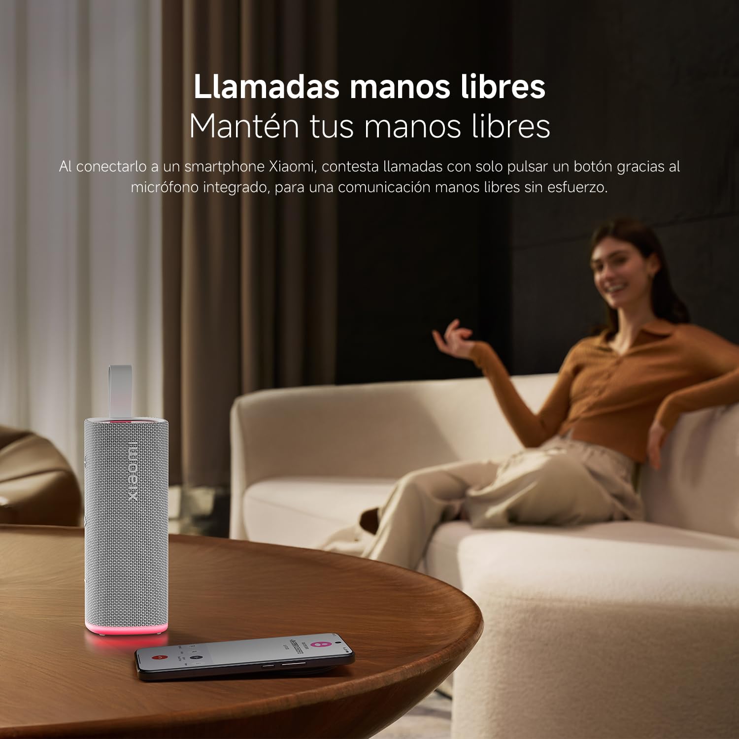 XIAOMI Sound Play Altavoz Bluetooth Portátil 18W, Sonido Inmersivo Potente, Auracast Multi-Speaker, Luz RGB Ambiental, 14 Horas de Batería, IP68 Waterproof, TWS Pairing, Bluetooth 6.0, USB-C, Negro