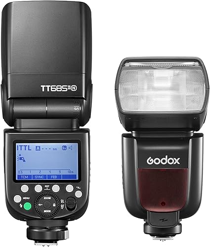 Miniatura 2 de Godox TT685II-N E-TTL Speedlite Flash de sincronización de alta velocidad con X2T-N, sistema inalámbrico X 2.4G compatible con flash de cámara Nikon