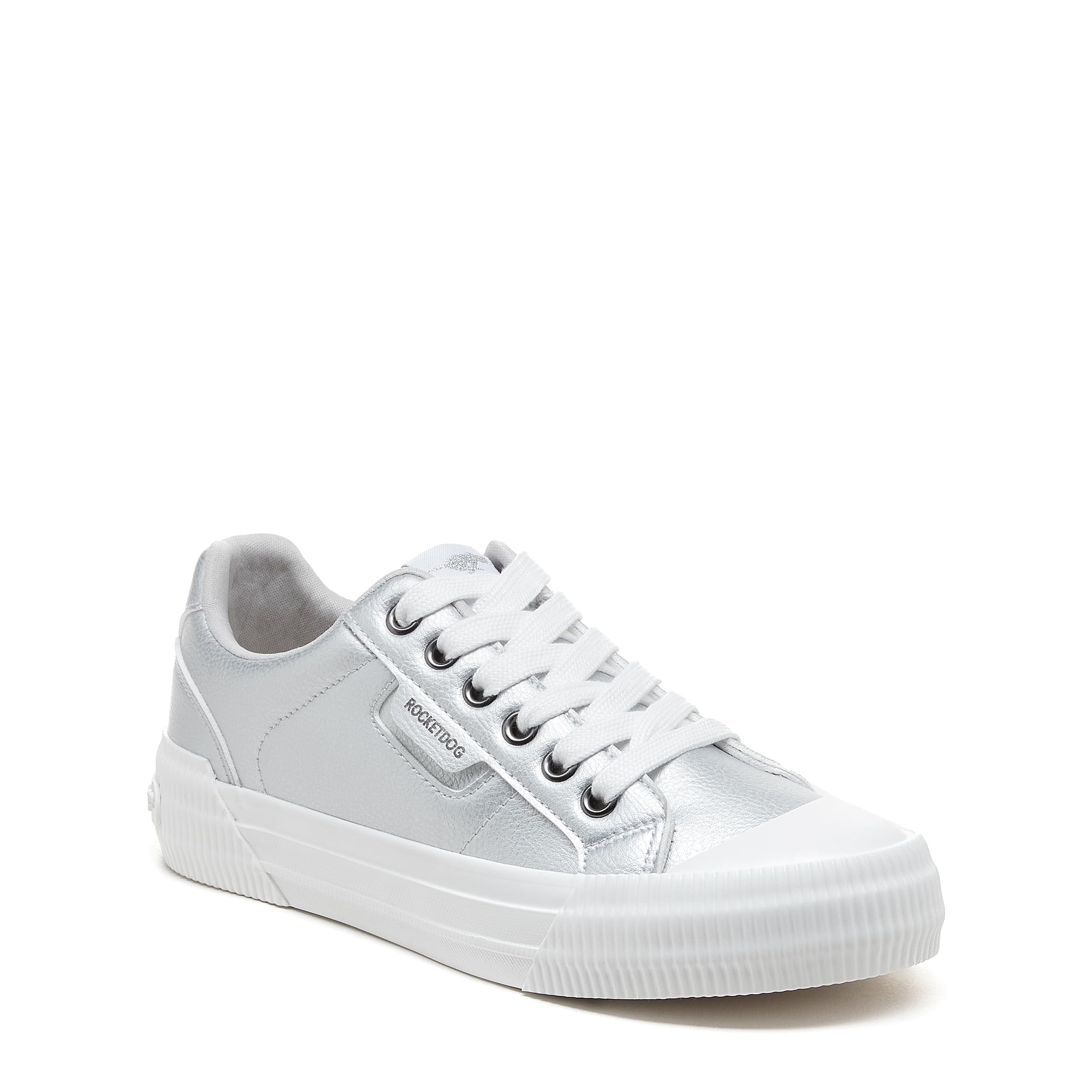 Rocket Dog Women's Cheery Sneaker, Silver, 5.5 UK