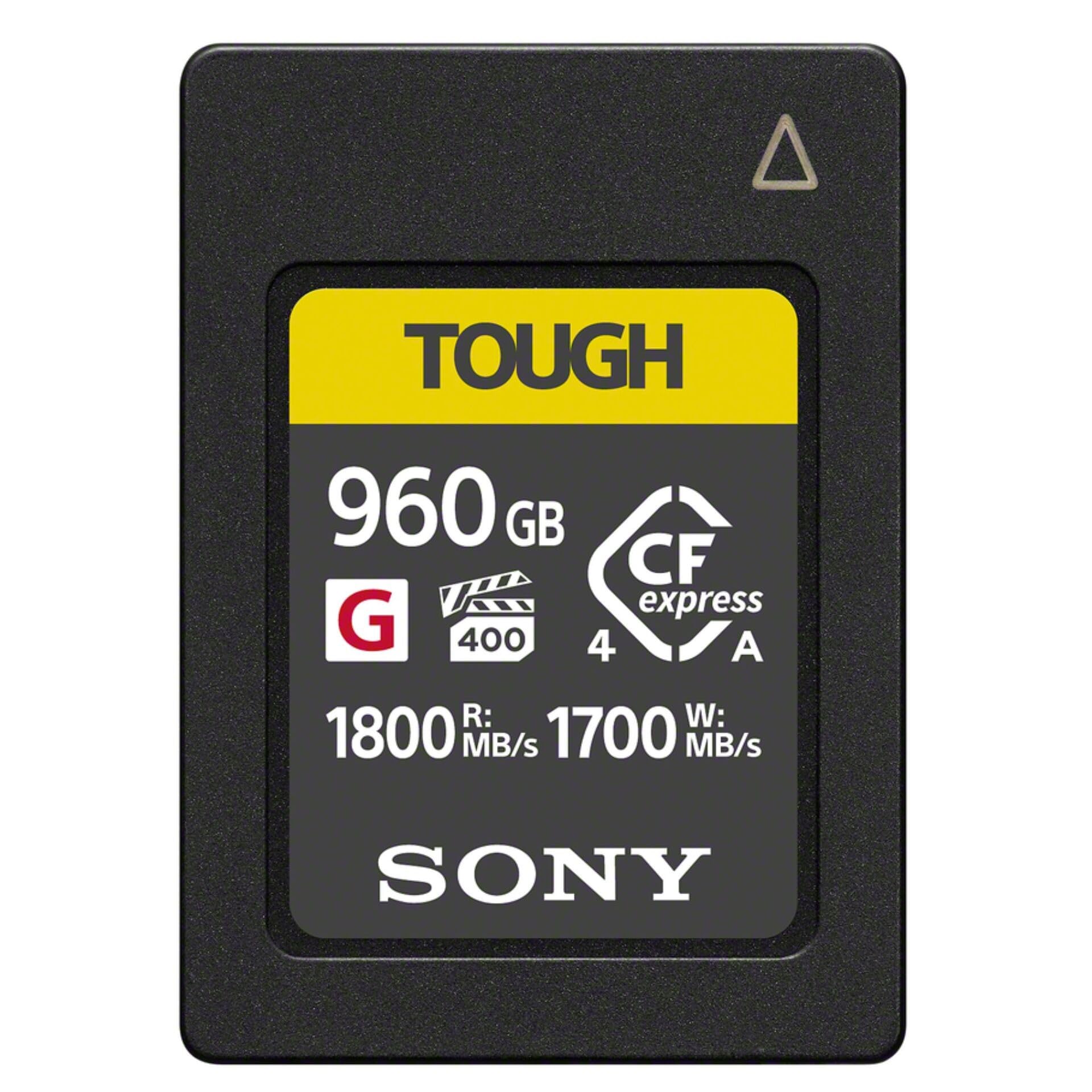 Sony CEA-G Series TOUGH 960GB CFexpress Type A Memory Card – VPG400 Ultra High Speed (Up to 1800MB/s Read & 1700MB/s Write) – Prof 4K/8K Video, Bend-Proof, Waterproof & Shockproof – CEAG960T.CE7