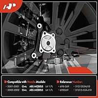 Vista 2 de A-Premium Nudillo de dirección de suspensión delantera izquierda compatible con Honda Civic 2001 2002 1.7L, lado del conductor