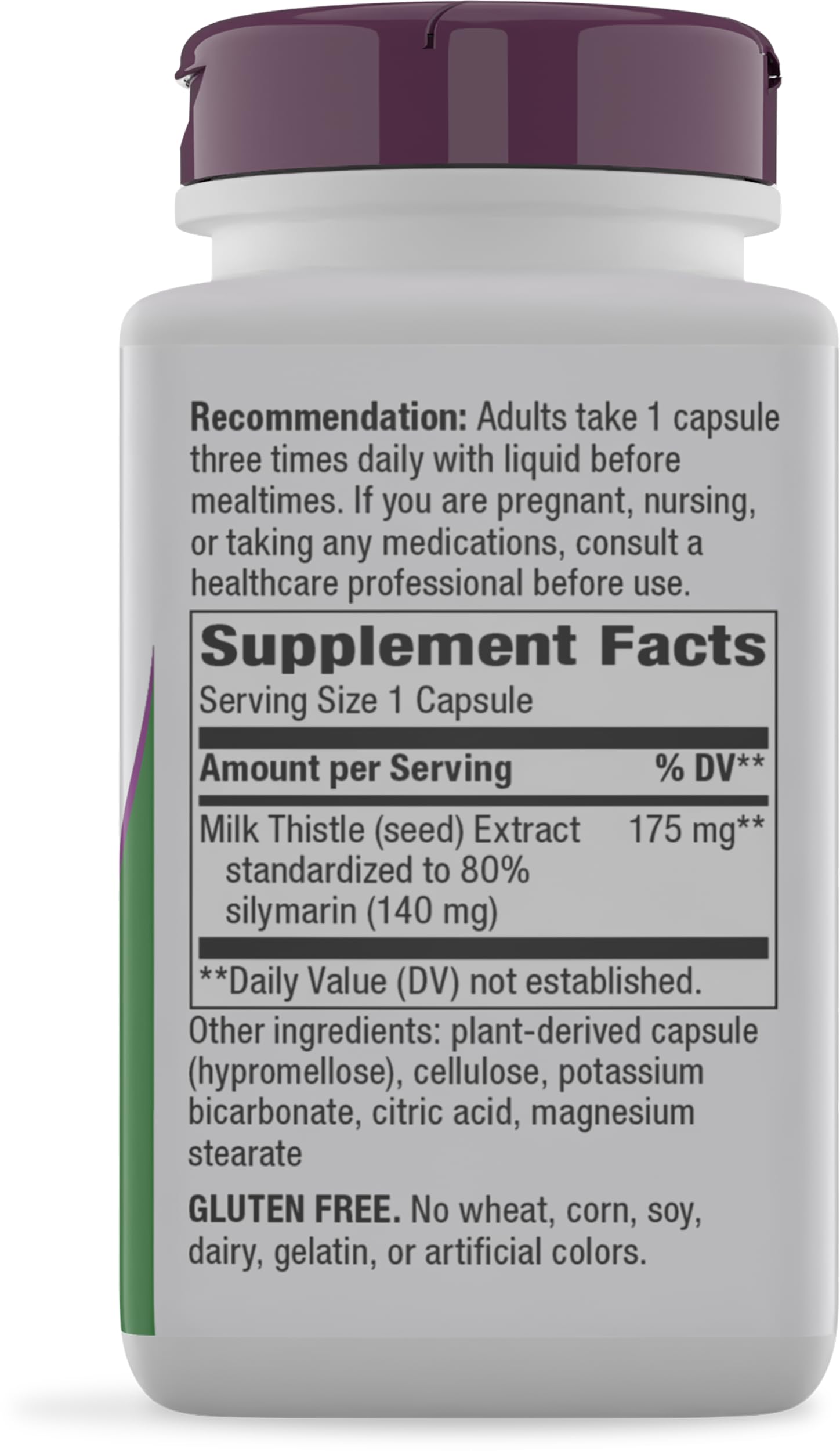 Nature's Way Thisilyn Milk Thistle Extract,175 mg per Serving, 100 ct — Amazon image 9