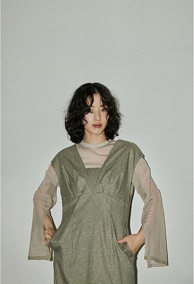 Amazon.co.jp: [niana] V line Jacquard Dress, Party Dress, Wedding