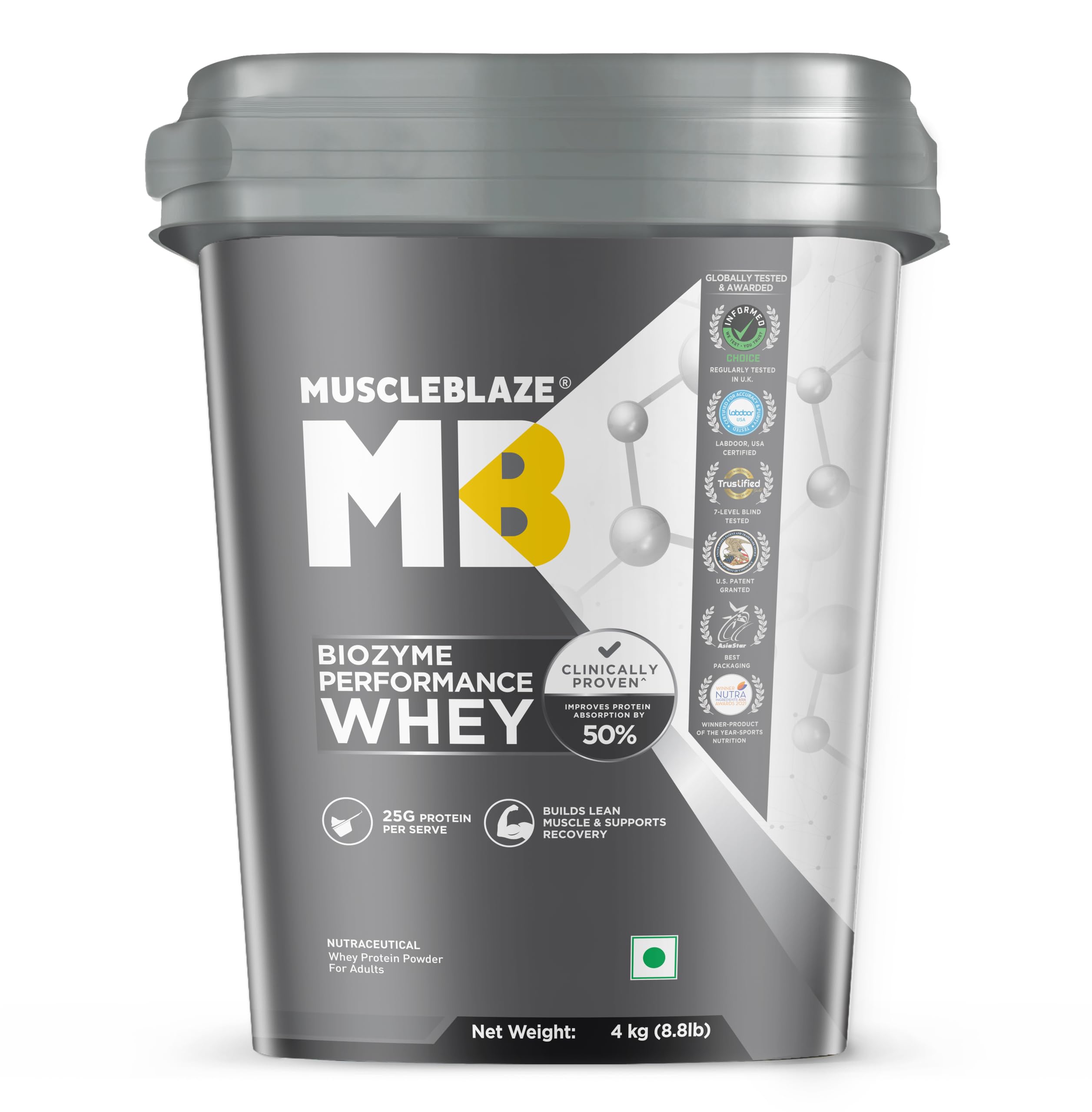 MuscleBlaze Biozyme Performance Whey Protein, 1kg Refill Pack — Amazon image 20