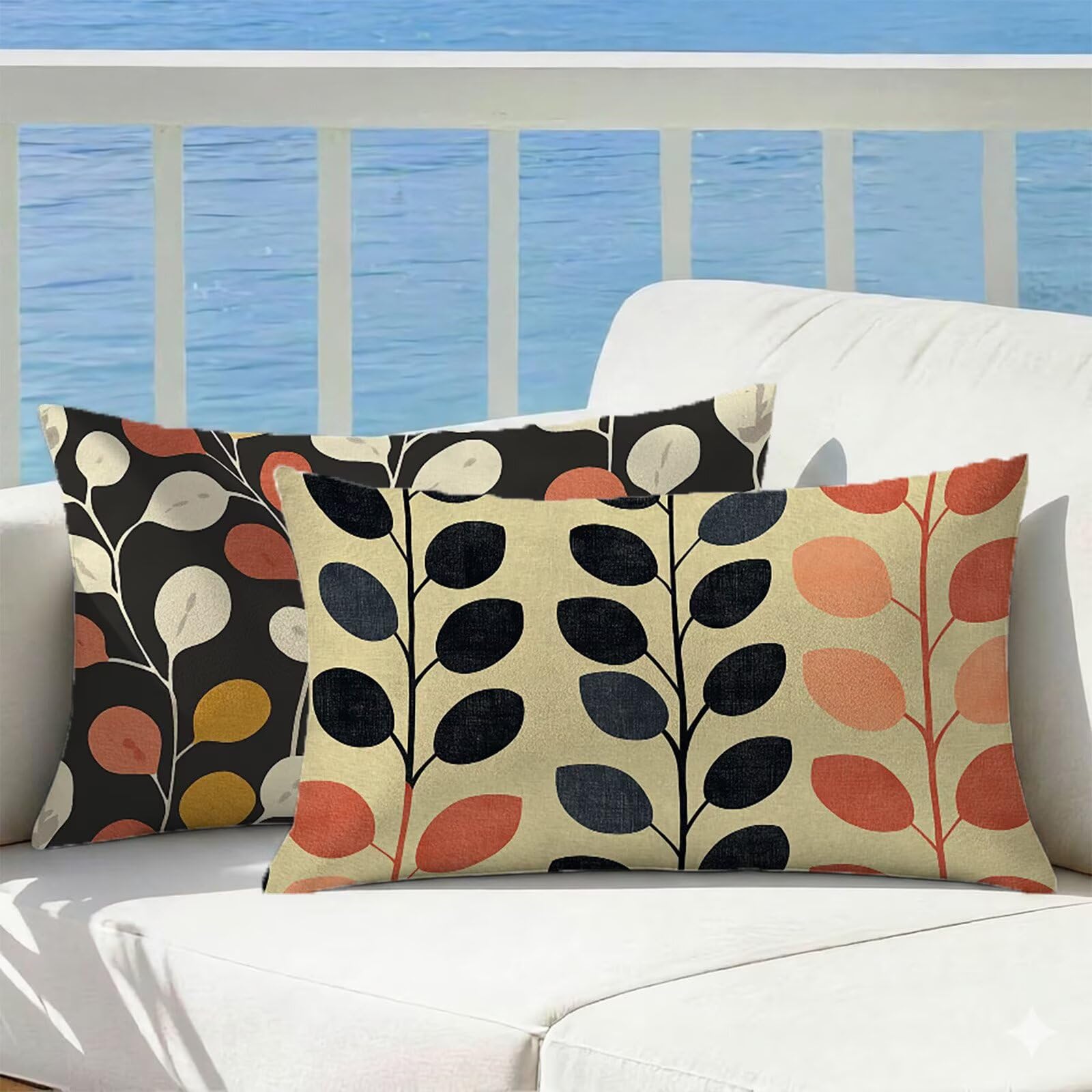 Housse coussin exterieur pour créer une atmosphère cocooning et nature