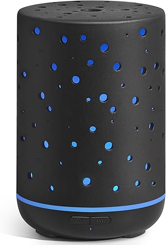 Miniatura 10 de InnoGear Difusor de aceite de cerámica de 5.1 fl oz, difusor de aceite esencial de piedra hecho a mano, difusor de aromaterapia, humidificador