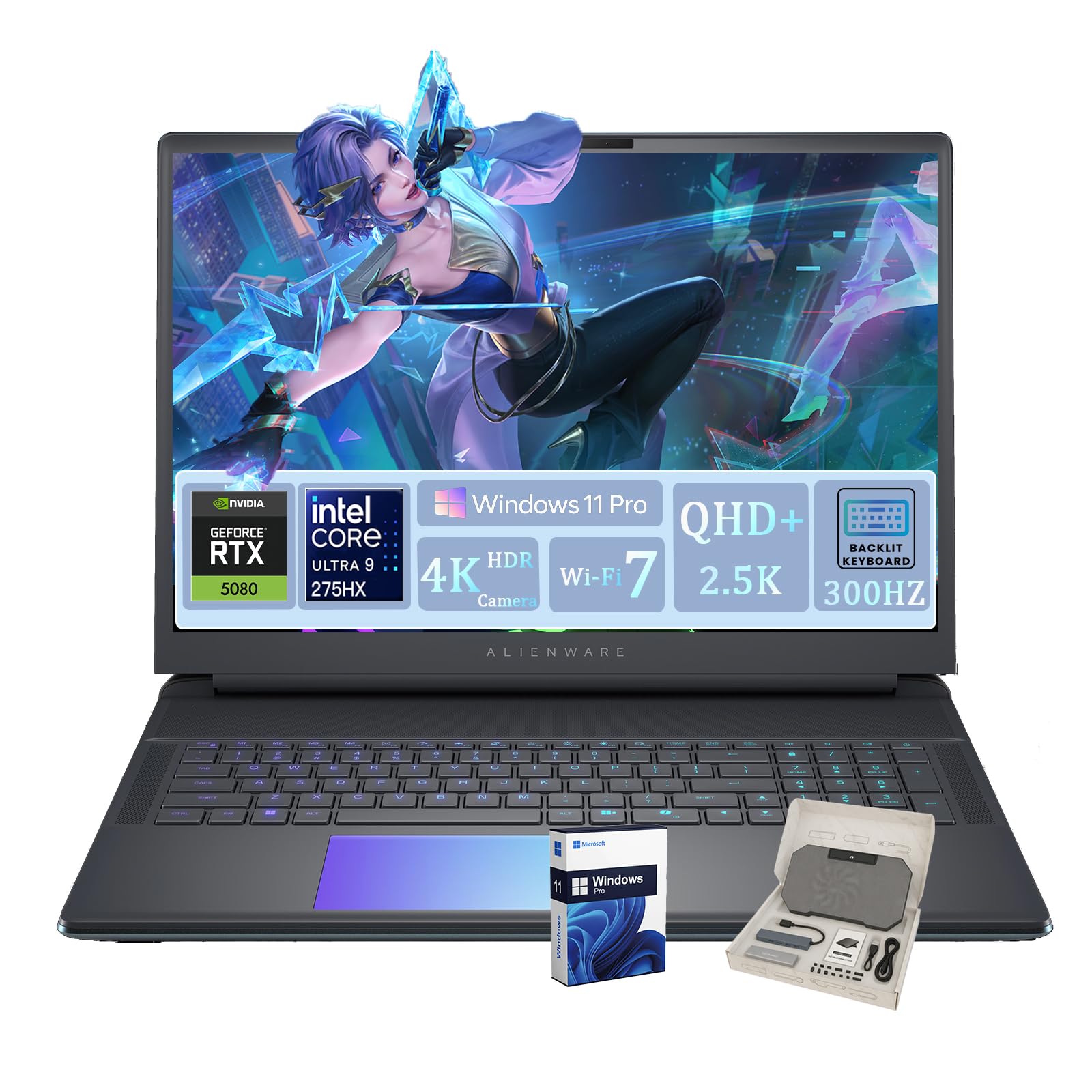 Snapklik.com : Alienware 18 Area-51 Gaming Laptop GeForce RTX 5080 16 ...