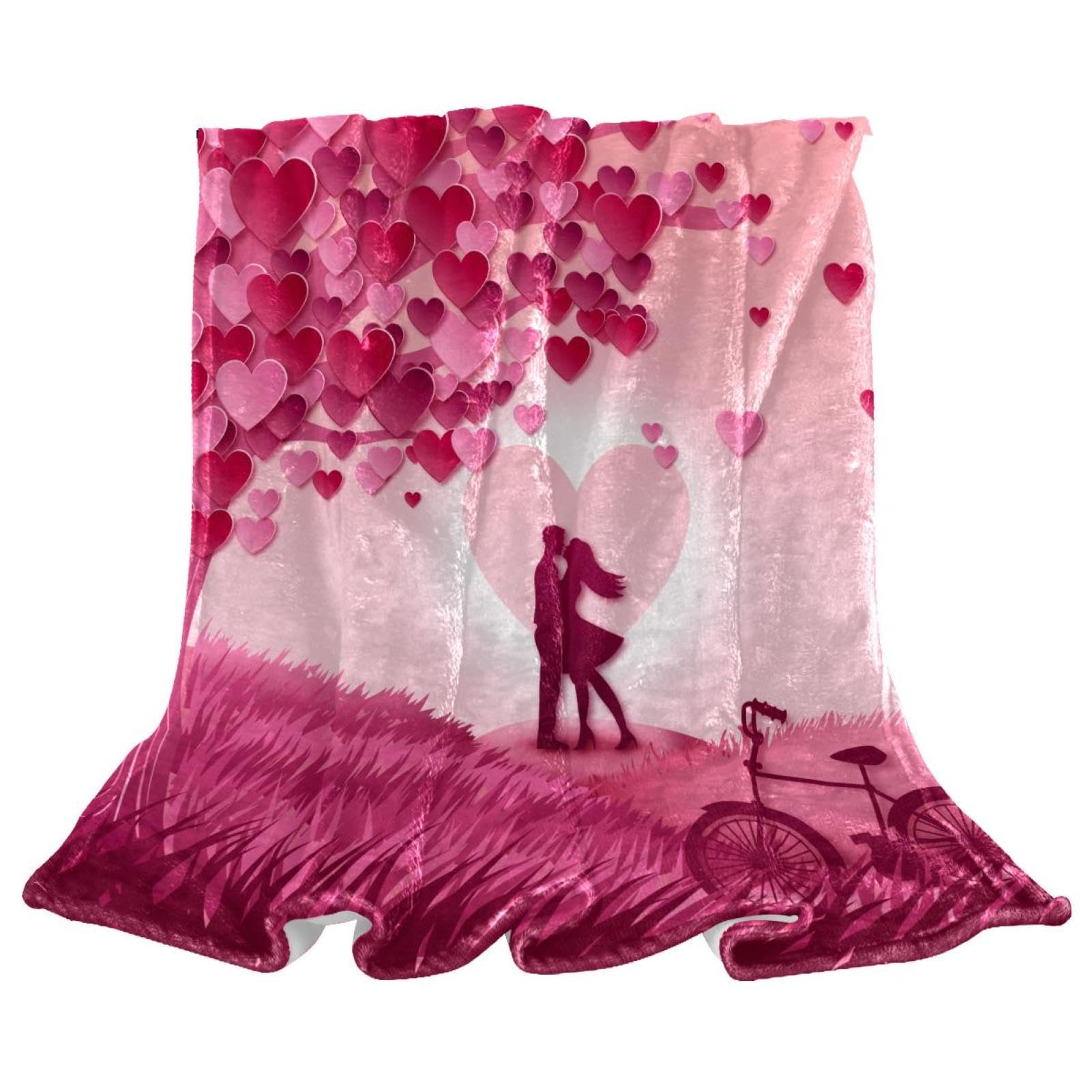 Couverture polaire vélo contre le froid jeté de canapé doux 150x130cm