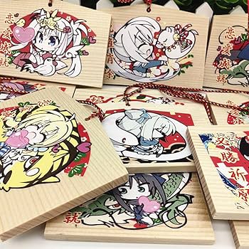 Amazon.co.jp: [RWRAPS] 千恋＊万花 絵馬 祈り 御守り 千恋万花