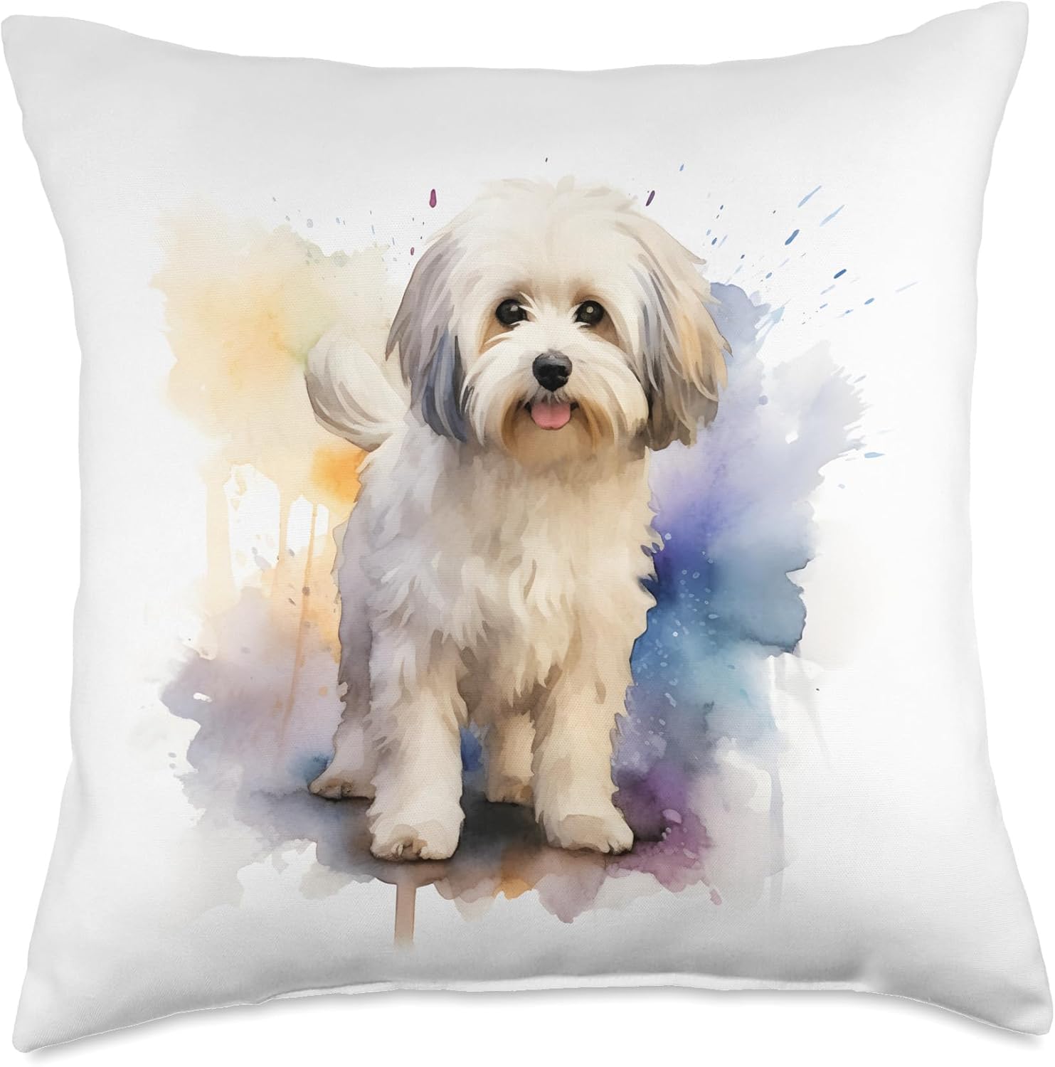 Havanese Dog Lover Throw Pillow