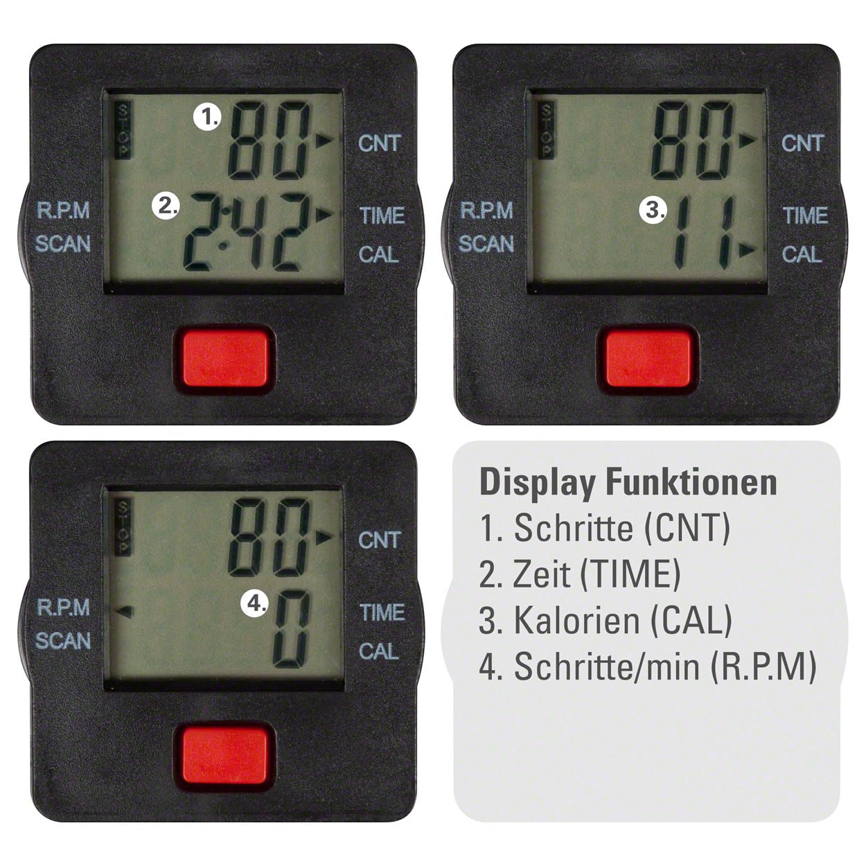 Sport-Tec Arm- und Beintrainer move 3.0 mit Display, klappbar