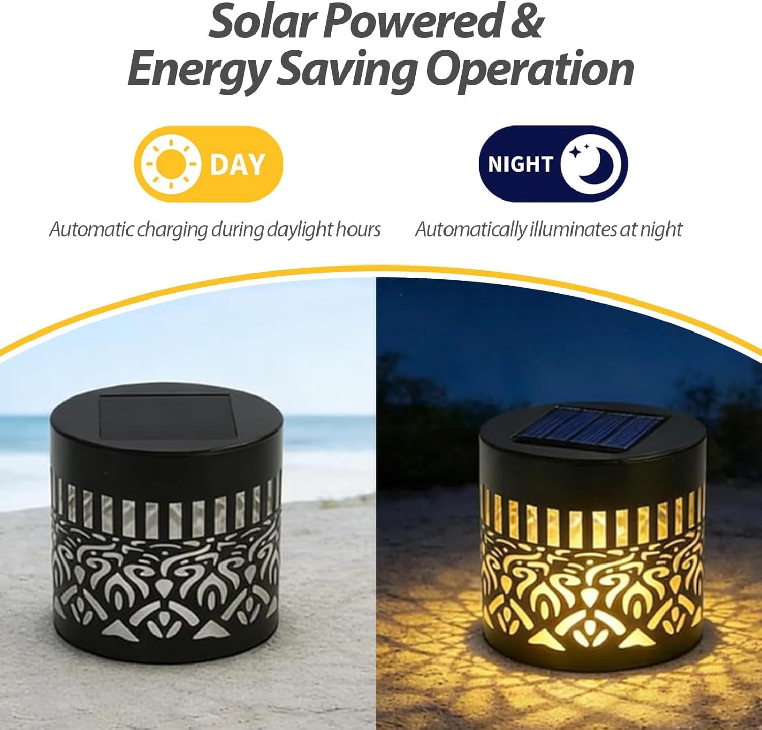 Solar Mandala Lights Outdoor Wall, 2 PCS Mandala Solar Lights Outdoor | Seven-Color Changing Solars Mandalas Projection Wall Light, for Yard Art Porch Patio Backyard Decor
