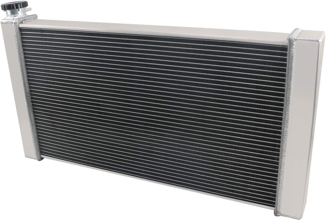 3 Row Core All Aluminum Radiator for 1982-1994 Chevy S10 Blazer GMC S15 Jimmy Sonoma Pickup Trucks V8 CONVERSION 4.3L 83 84 85 86 87 All AA5052 Aluminum Radiador