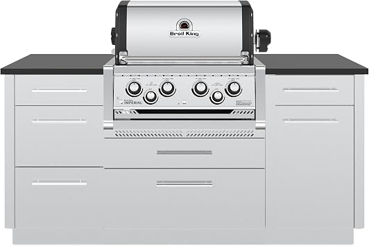Broil King 956087 Imperial S 490, Natural Gas (NG), Stainless Steel, Black