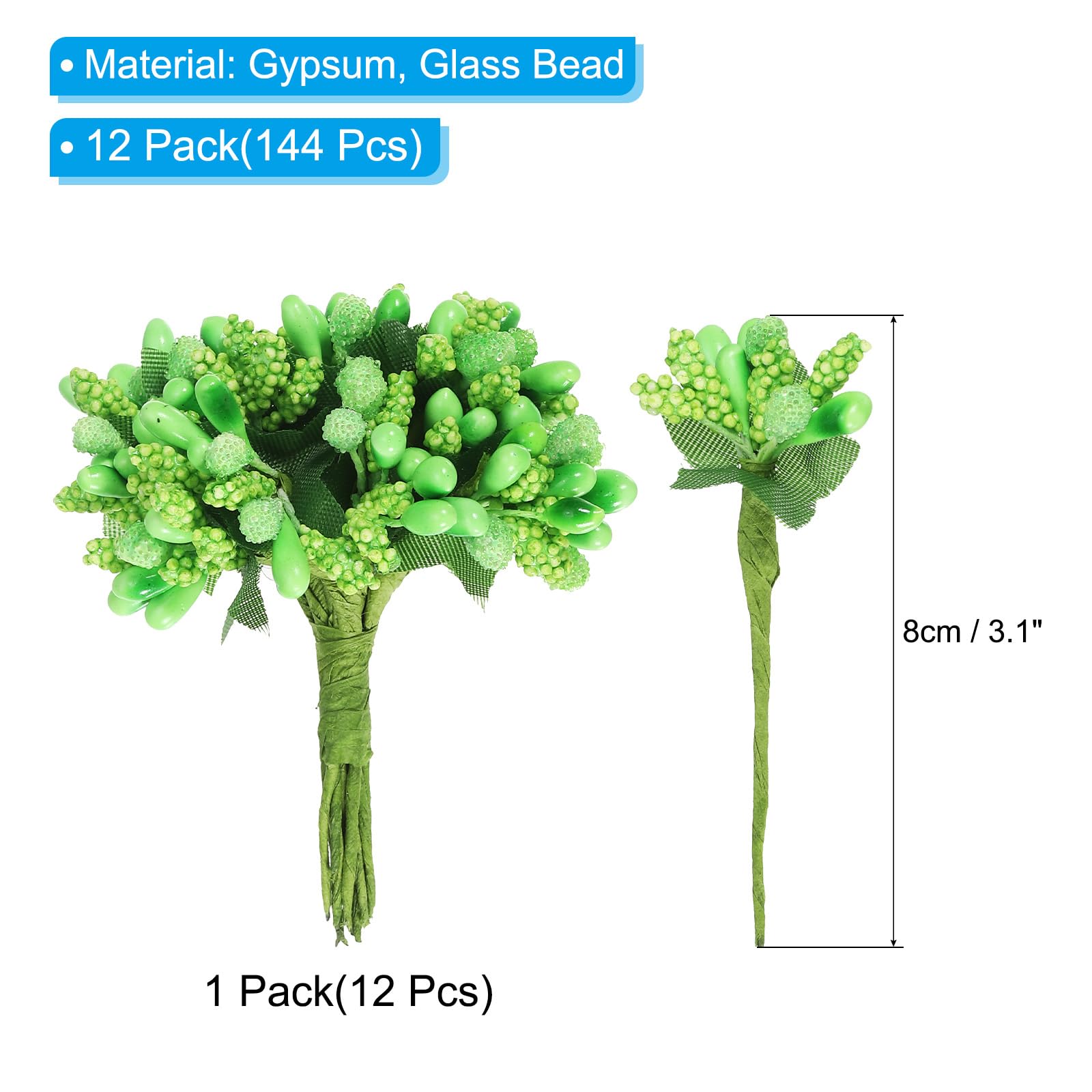 PATIKIL Mini Artificial Pip Berry Picks Bunch - Image 2