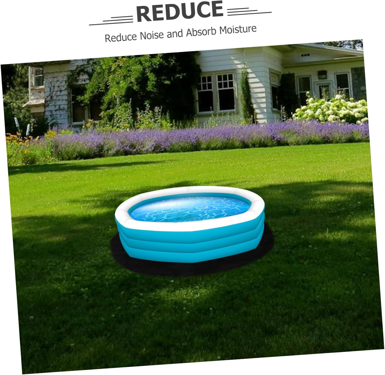 1pc Hot Tub Traction Mat Non- Round Rug for Stability Absorbent Pad for Spa and Pool Diameter Thick Design