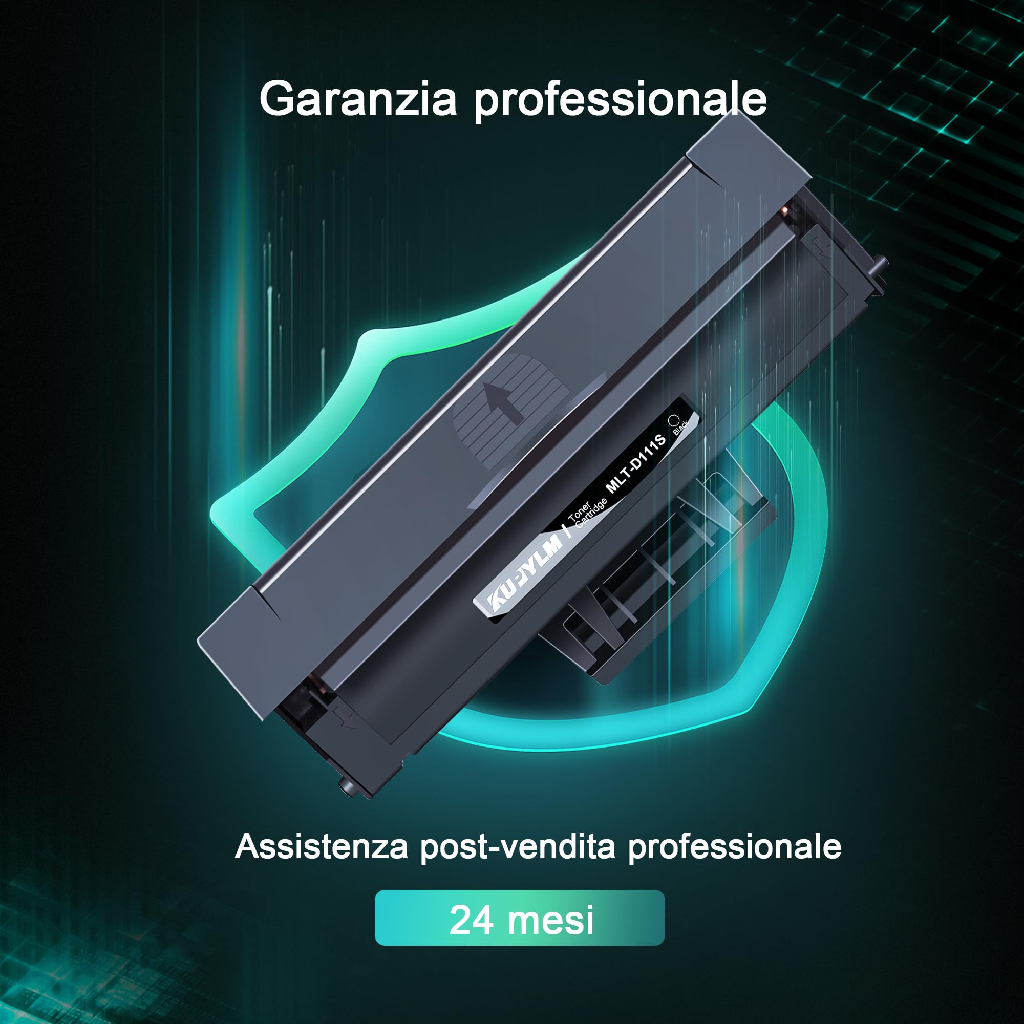 KUPYLM MLT-D111S D111L compatibili per Samsung MLT-D111 D111S MLT-D111L per toner 111S Xpress M2026W M2026 M2070FW M2070 M2070W M2070F M2020 M2020W M2021 M2021W M2022 M2022W M2071 M2071W (Nero, 2Pack)