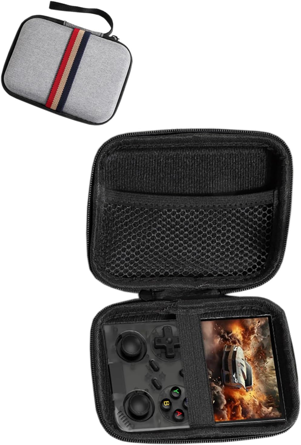 Case for G350 Retro Game Console,NOUKAJU Storage Box,Portable Travel Carrying Protective Storage Case,Protective Case for G350 Retro Handheld Game Console(Grey)