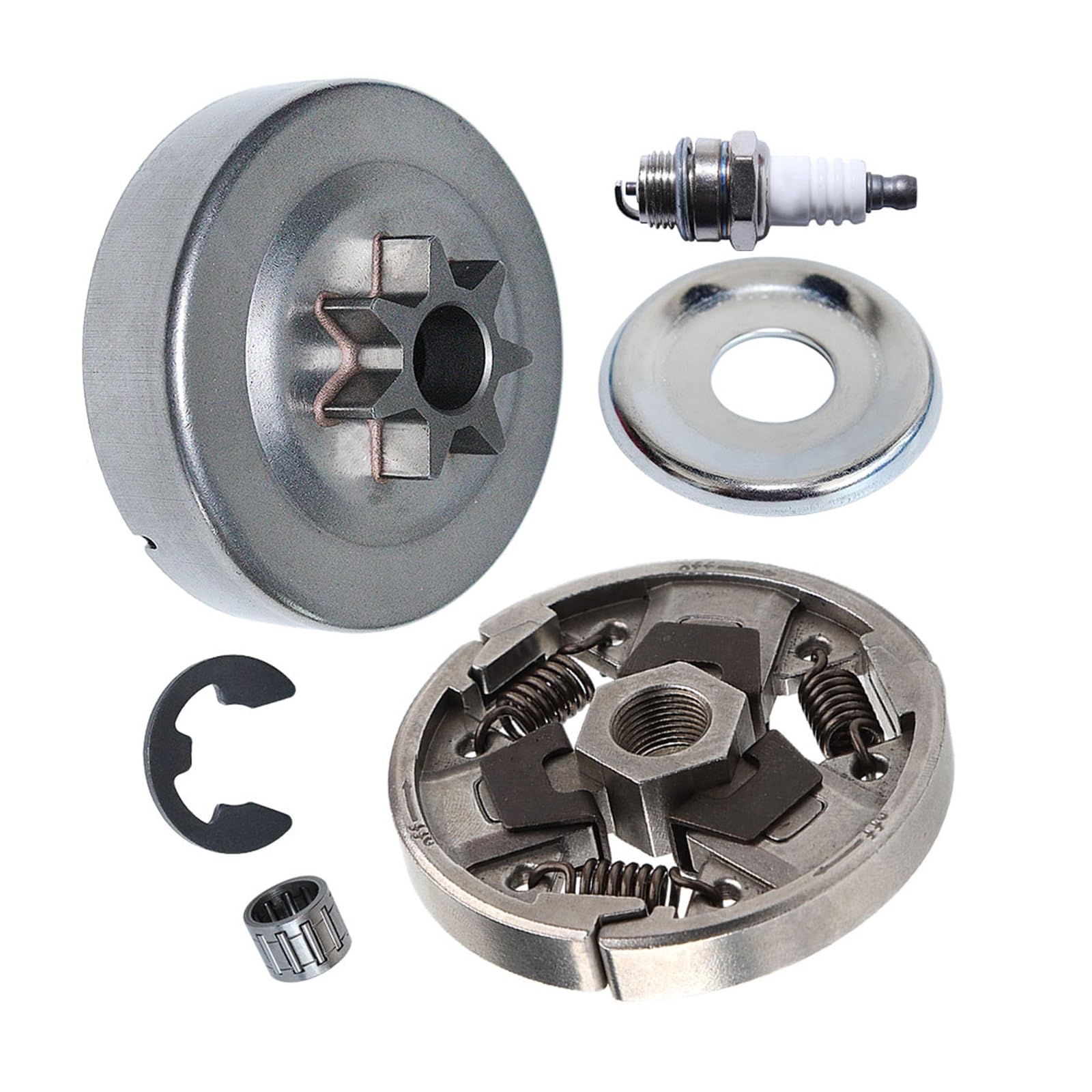 Juego de bujías de piñón de tambor de embrague de 325 "-7T for motosierra Stihl 024 026 MS240 MS260 MS 240 260 PRO 1121 640 2004, piezas de repuesto