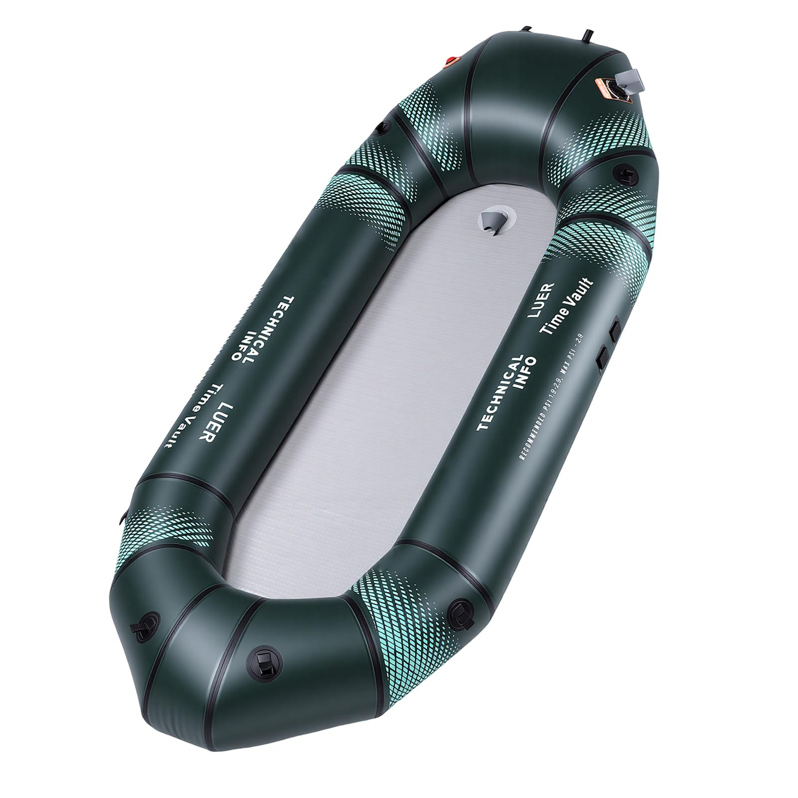 Matybobe Aufblasbares Schlauchboot Schwerlast TPU Angelboot Fuer