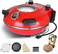 Forno Eletrico 220 V, Forno de Pizza 1200 W, Pizza Pronta em Apenas 5 Minutos, Fornó Pizza,Fórno de Pizza Eletrico, Fornó para Pizza, Fórno Multifuncional, Fórno Eletrico Pizza, Fórnó Pizza Home
