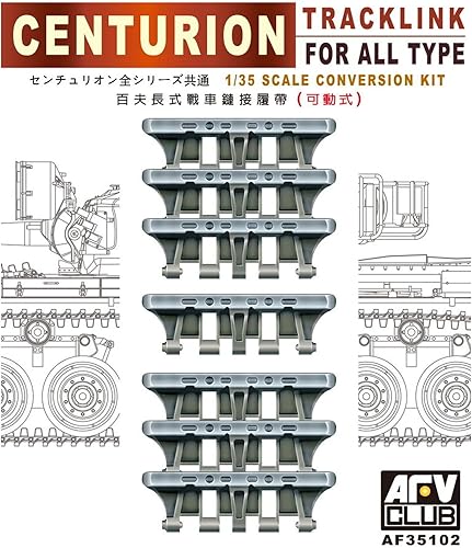 Miniatura 3 de Centurion viable pista Links para todos los tipos 135AFV Club