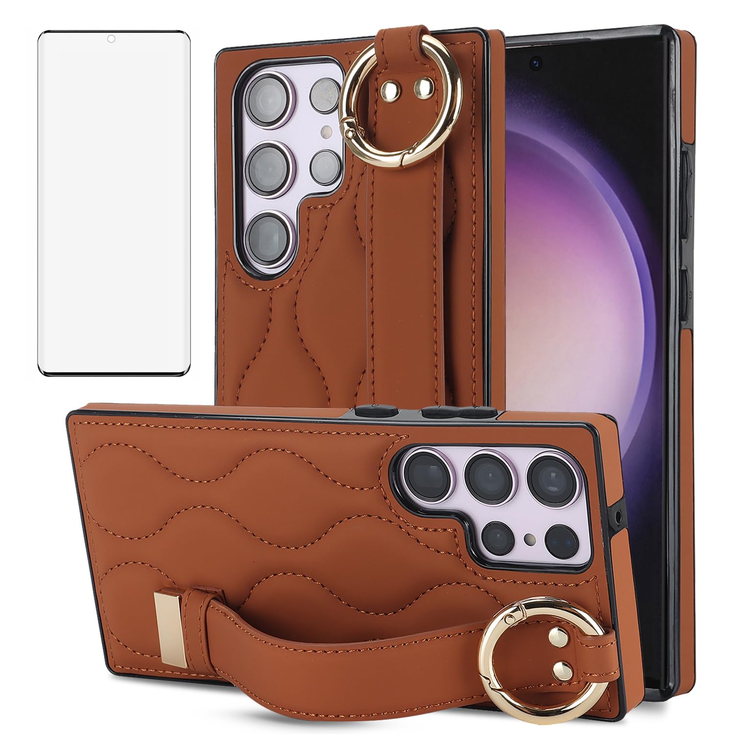 Housse coque Samsung Galaxy S23 Ultra 5G silicone avec protège-écran intégré - 8
