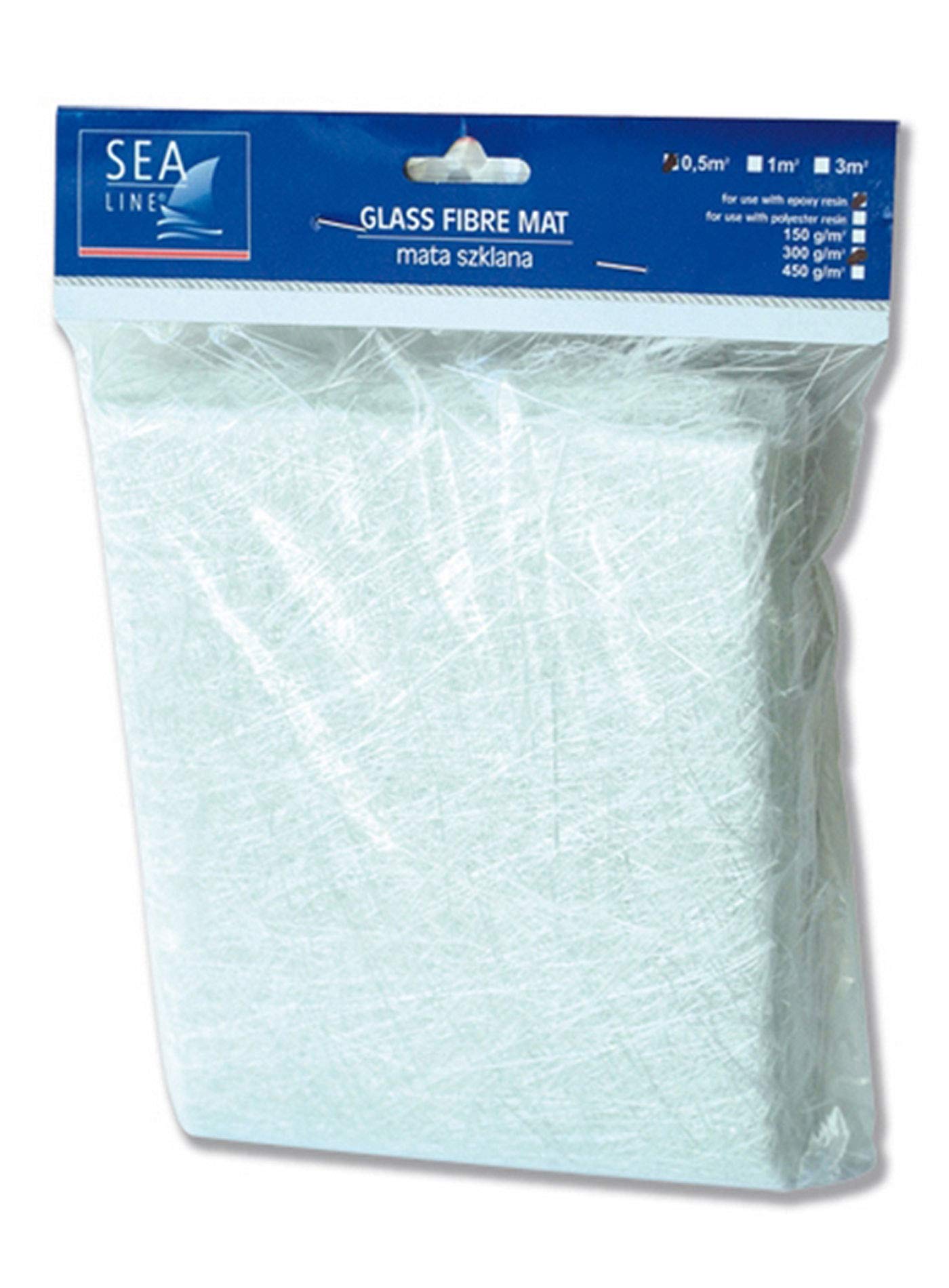 SEA-LINE Glasfasergewebe (Laminiergewebe) | Hochfest für Epoxid & Polyester | Glatte Oberfläche & Hohe Strukturfestigkeit | Geringer Harzverbrauch