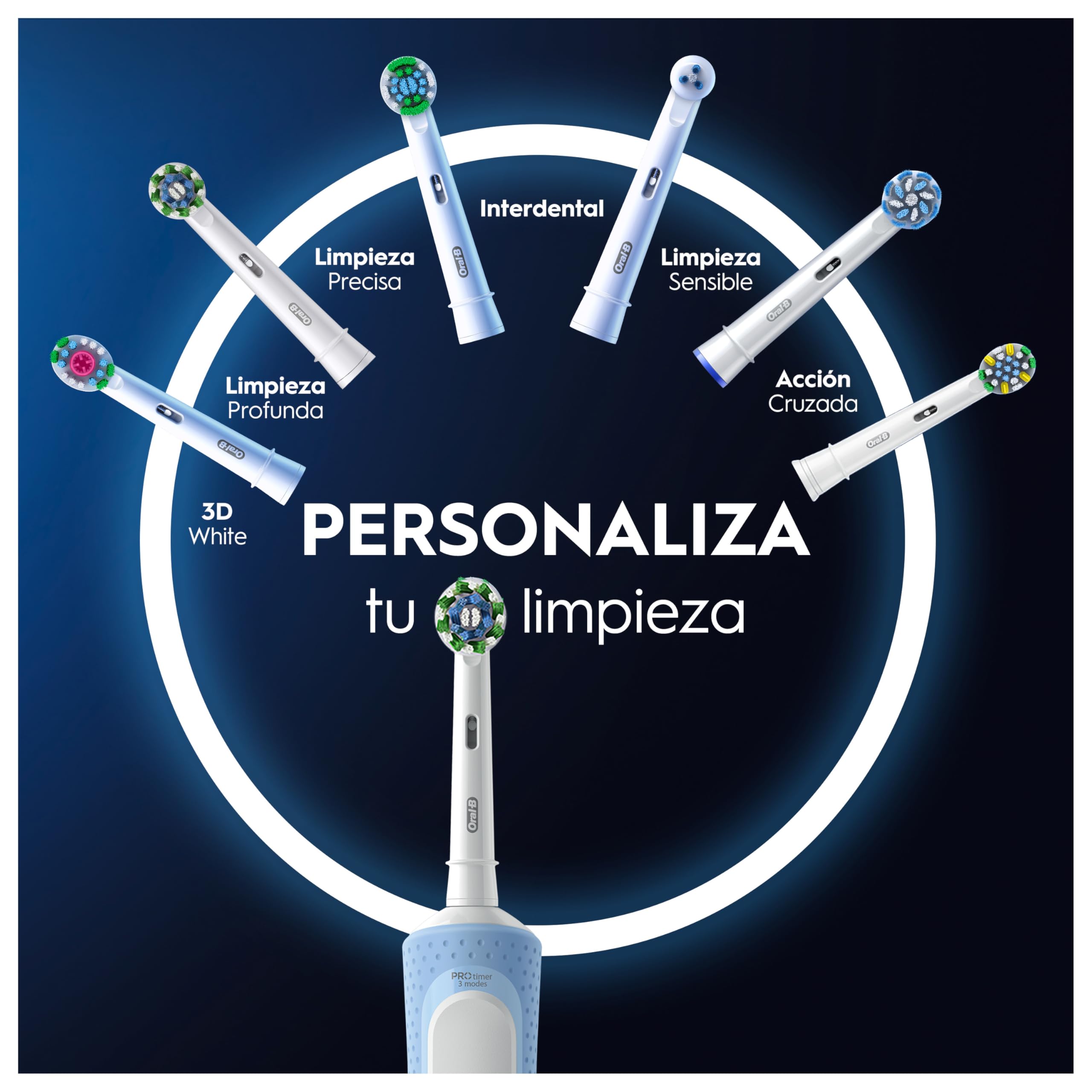 Oral-B Pro Vitality Cepillo de Dientes Eléctrico Azul