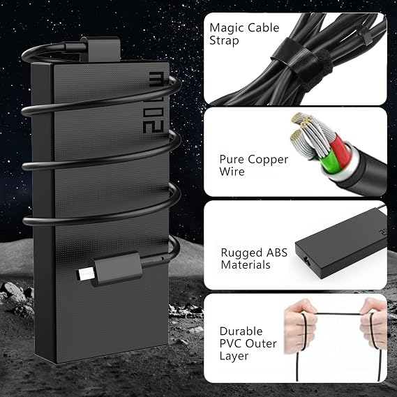 200W ProArt Laptop Charger Compatible with Asus P16 PZ13 PX13 H7606 HN7306