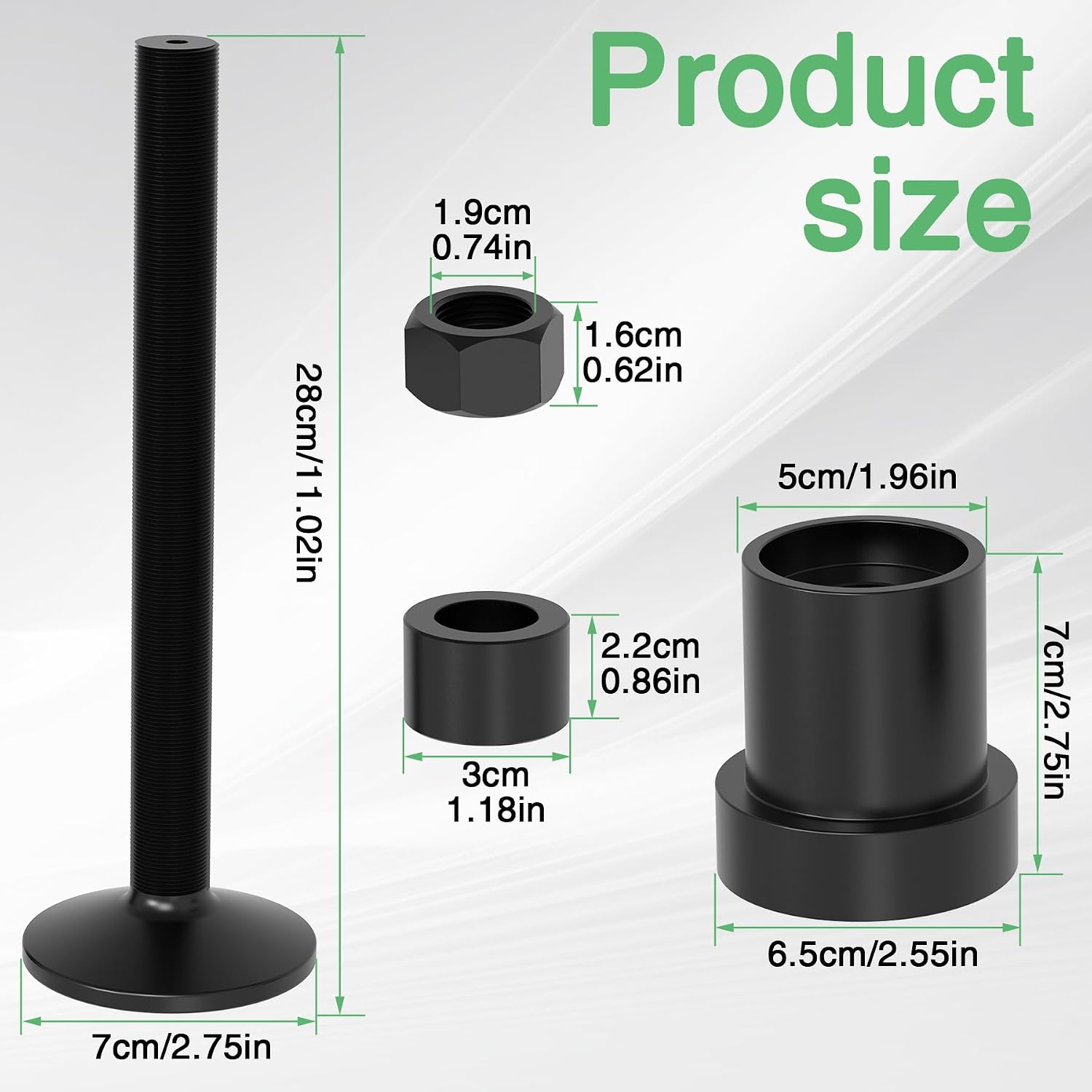 Inner Axle Side Seal Installation Tool Compatible with Dana 30 Dana 44 Dana 60 Front Differentials