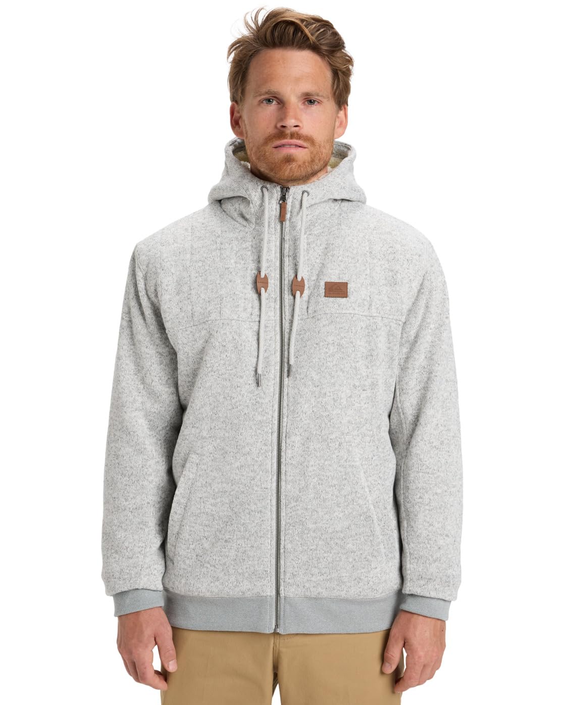 Quiksilver Fleece sweater CYPRESS KELLER Men's Grey XS