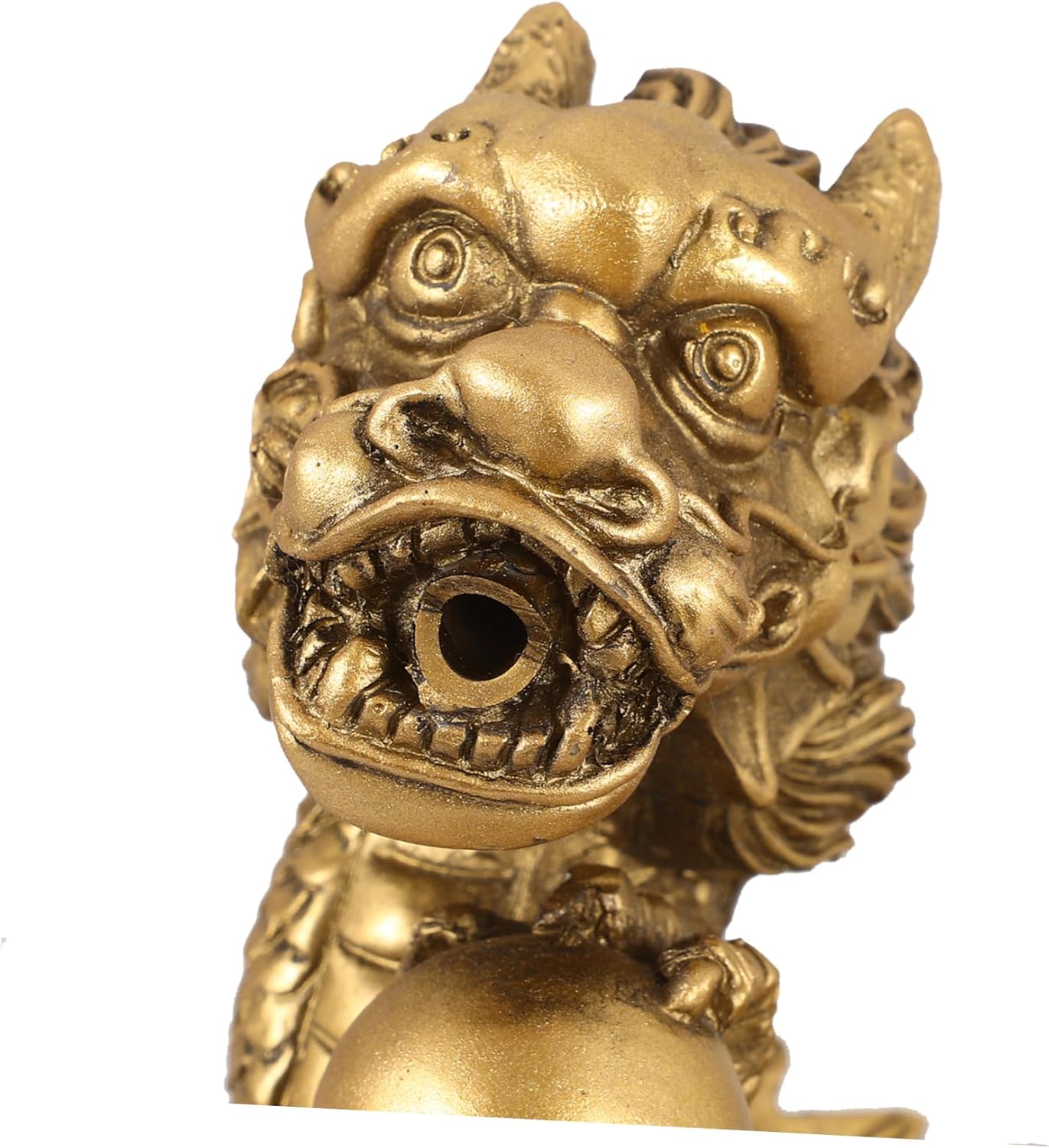 SOLUSTRE Dragon Statue Fish Tank Fountain Decor Water Fountain Air Pump for Aquarium