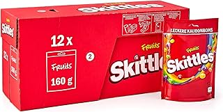 Skittles Kaubonbons | Fruits | 12 Packungen (12 x 160 g)
