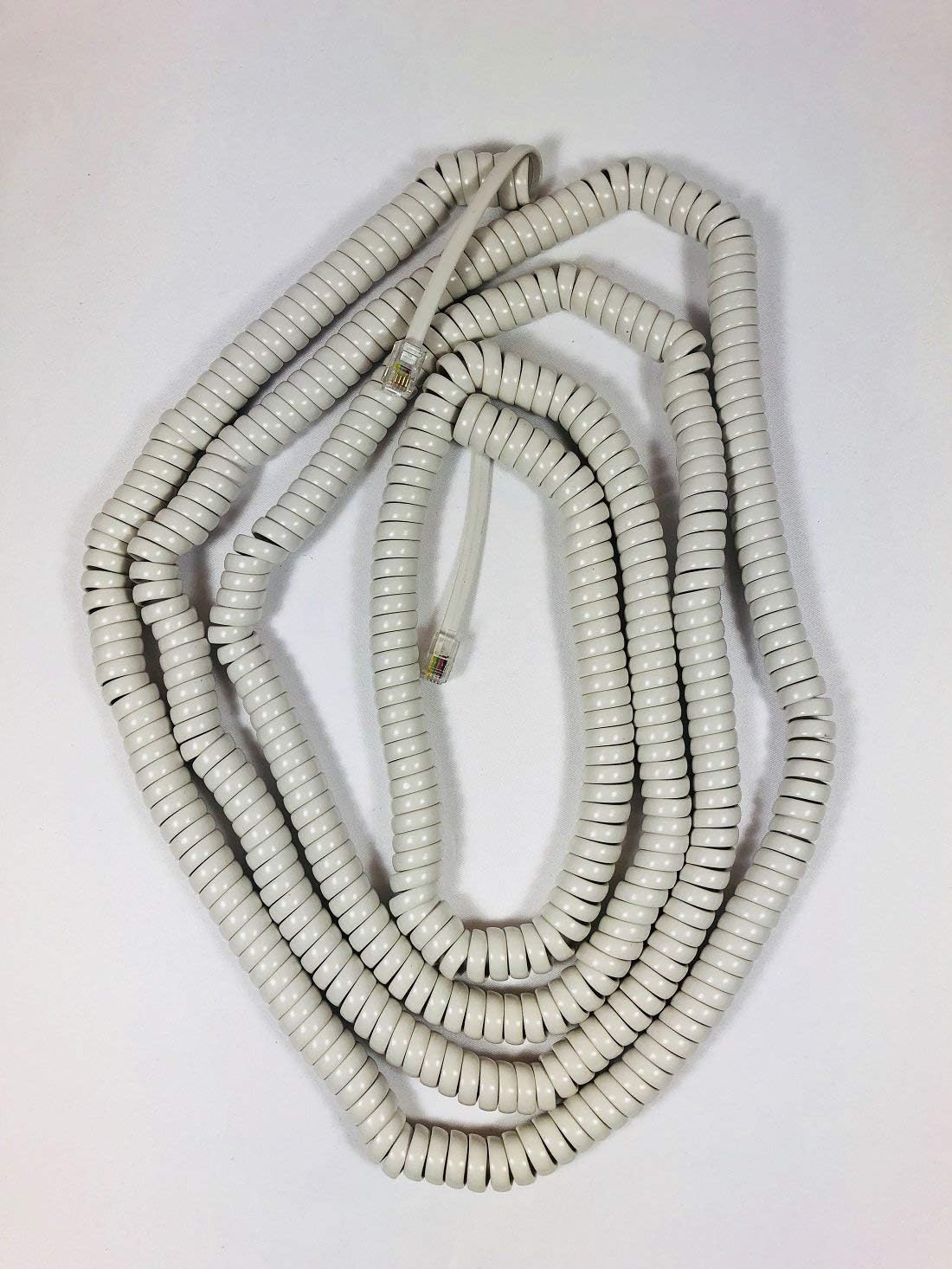 25' Feet Black Coiled Telephone Phone Handset Cable Cord by Bistras : Bistras: Electronics