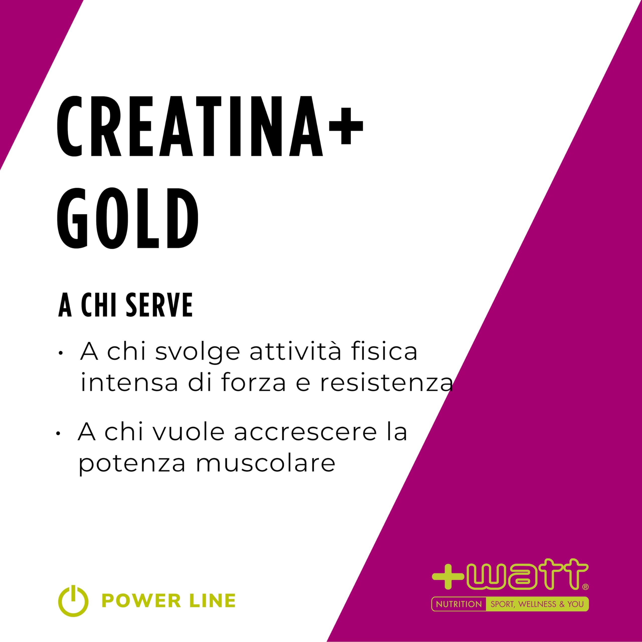 Creatina+ Gold - Integratore Alimentare di Creatina Monoidrato - Incrementa le Prestazioni Durante lo Sforzo - Gluten Free -in Polvere, Formato: 350g