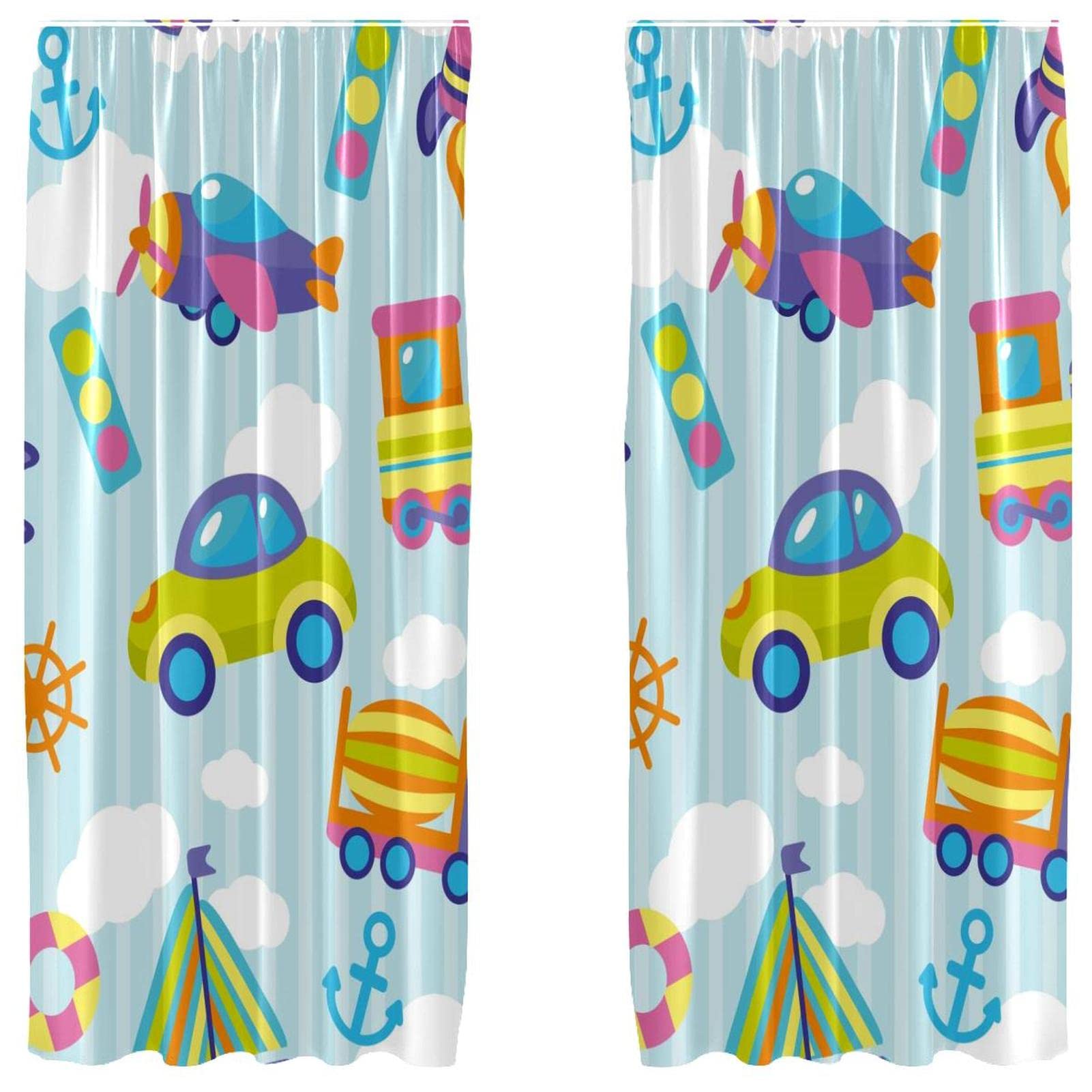 Panneaux décoratifs motif voiture transport 140x213 cm pour salon