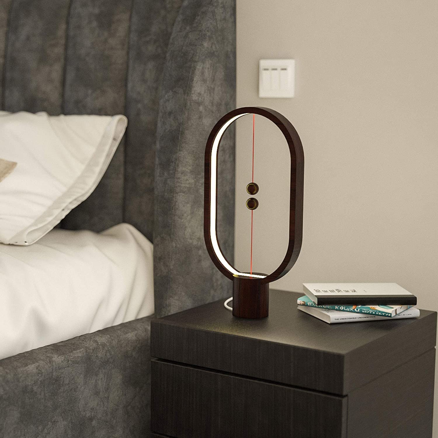 Juxori Heng Balance Lamp Desk Lamp Intelligent Magnetic levitation Balance Creative LED Night Light Cool Birthday Present Modern LED Night Light Table Lamp